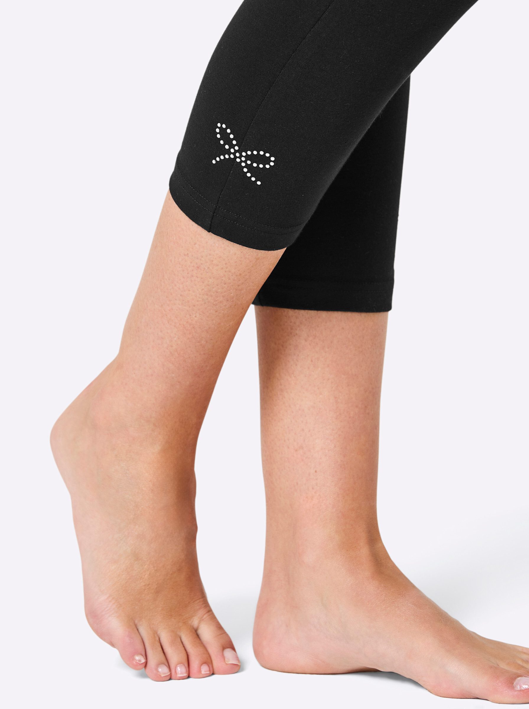 Homewearhose Leggings 3/4-lang