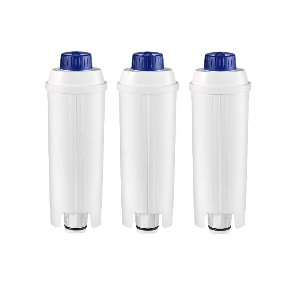 Trade-Shop Wasserfilter 3x passend für DeLonghi Autentica Cappuccino Eletta, Zubehör für DeLonghi DLS C002, SER3017, 5513292811, 8004399327252, Filterpatrone / Filtergranulat