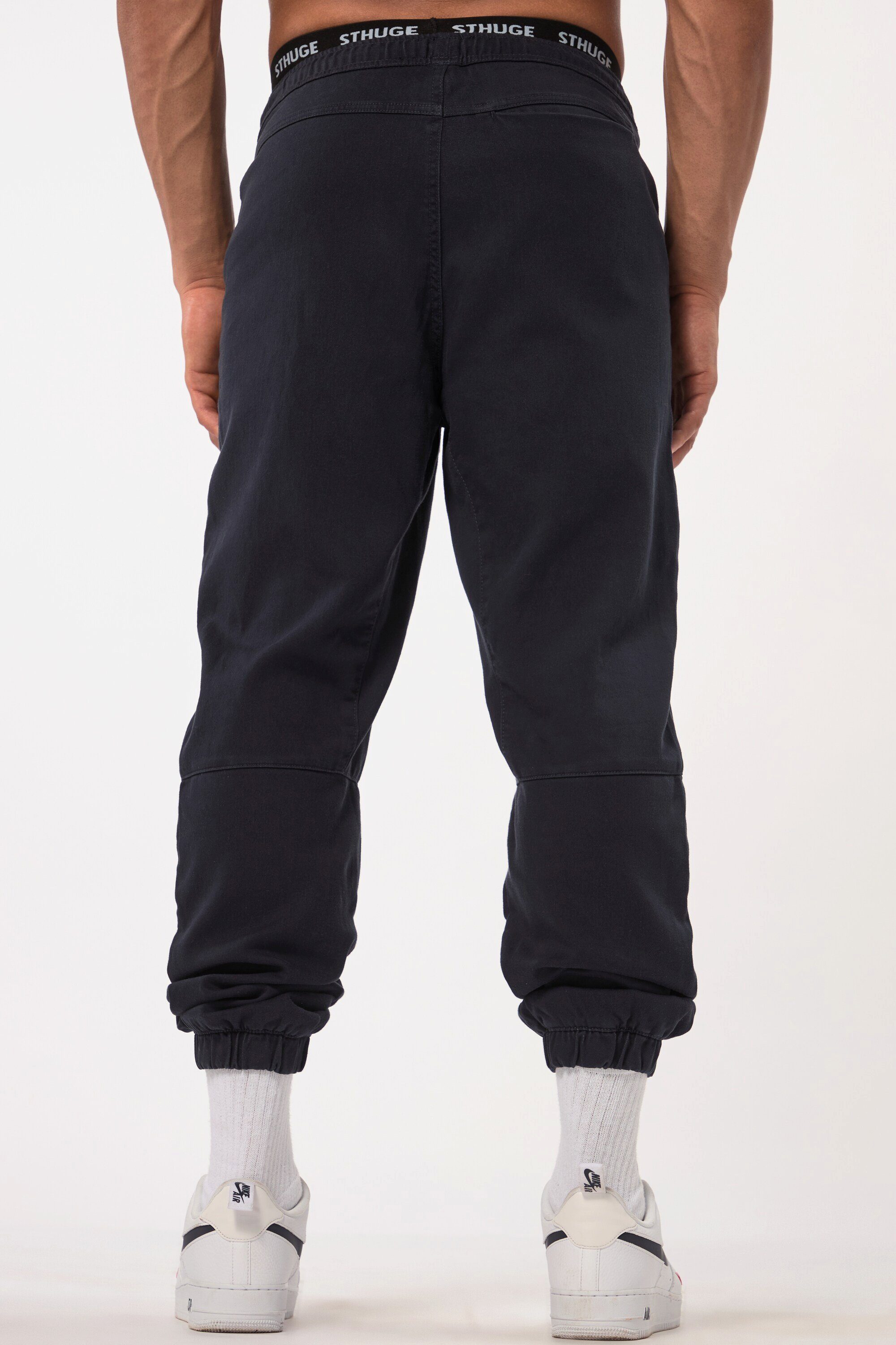 STHUGE Schlupfhose Hose Elastikbund Modern Fit 3 Taschen