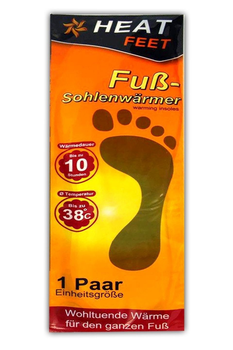 2-tlg), Wärmesohlen Einheitsgröße Fuß- Sohlenwärmer Einlegesohlen HAC24 (Set, Schuhwärmer Einlagen Fußwärmer