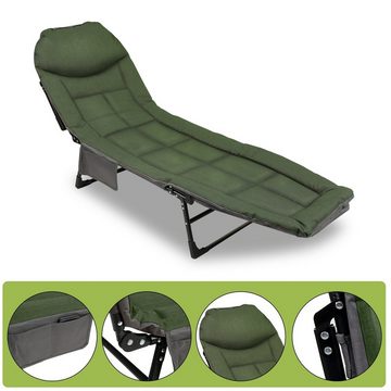 Randaco Angelliege Karpfenliege XXL 195 x 65 x 32 cm Klappbare Bedchair Campingliege