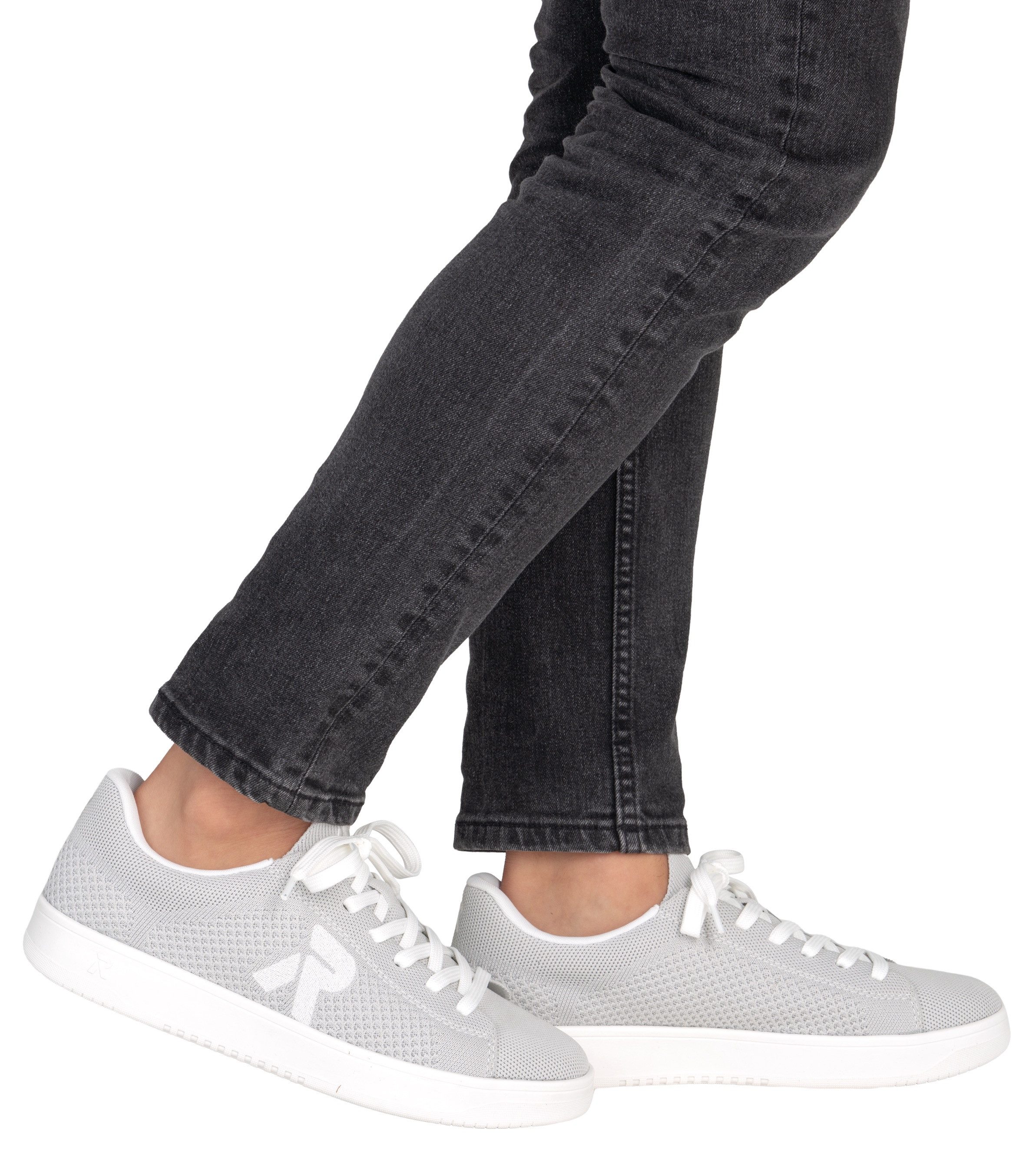 Rieker Sport Swing2GO Slip-On Sneaker Schlupfschuh, Freizeitsneaker mit aufgesetzter Schnürung