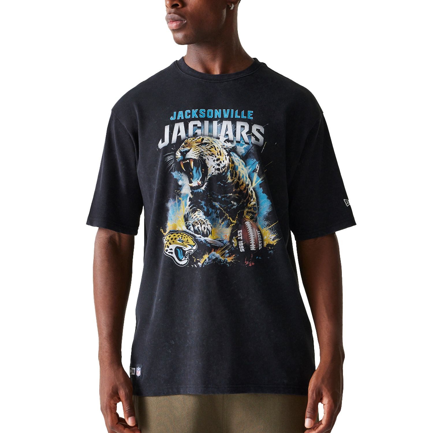 New Era Print-Shirt Oversized NFL PREMIUM Jacksonville Jaguars