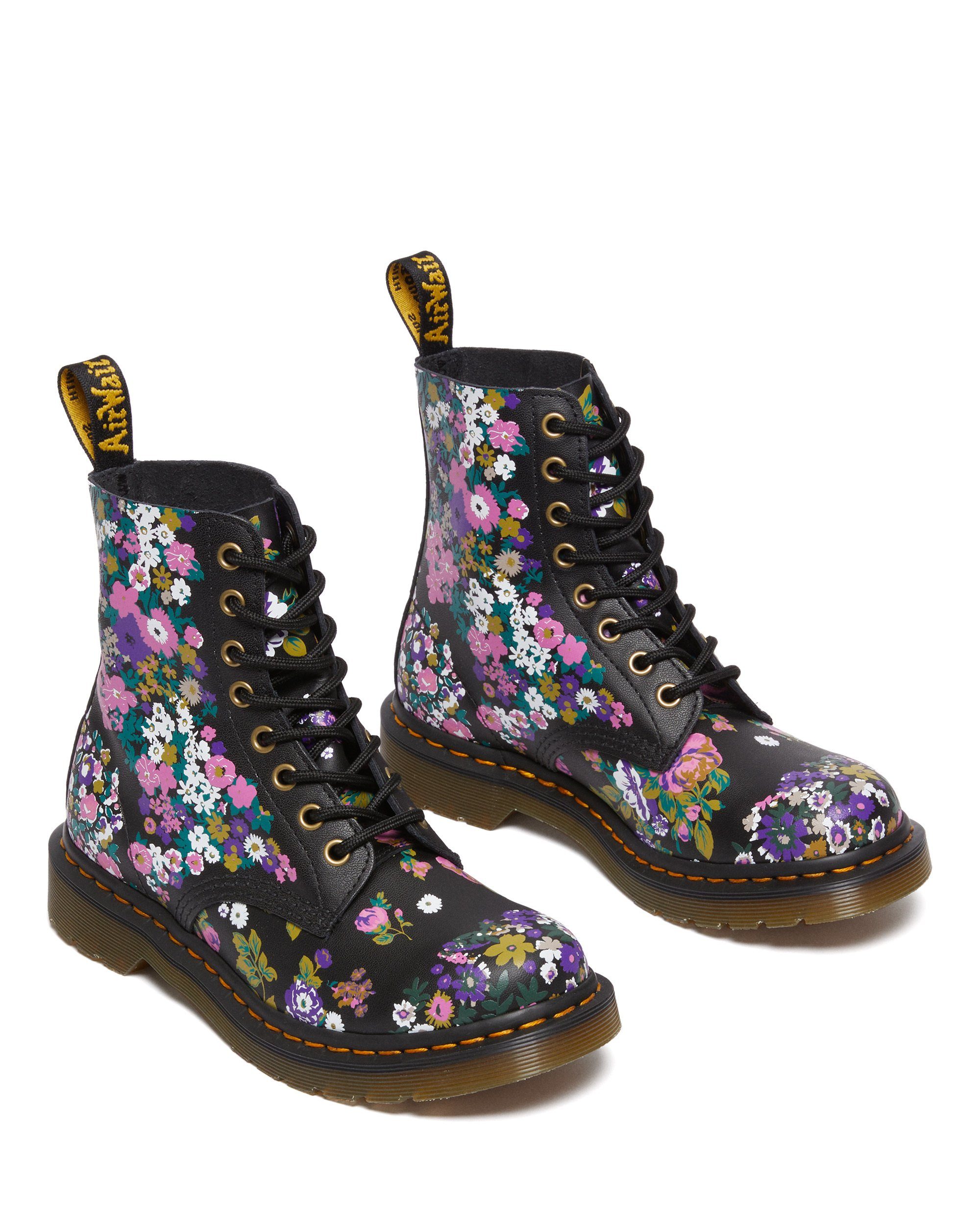 DR. MARTENS 1460 PASCAL vintage floral Backhand Ankleboots (2-tlg)