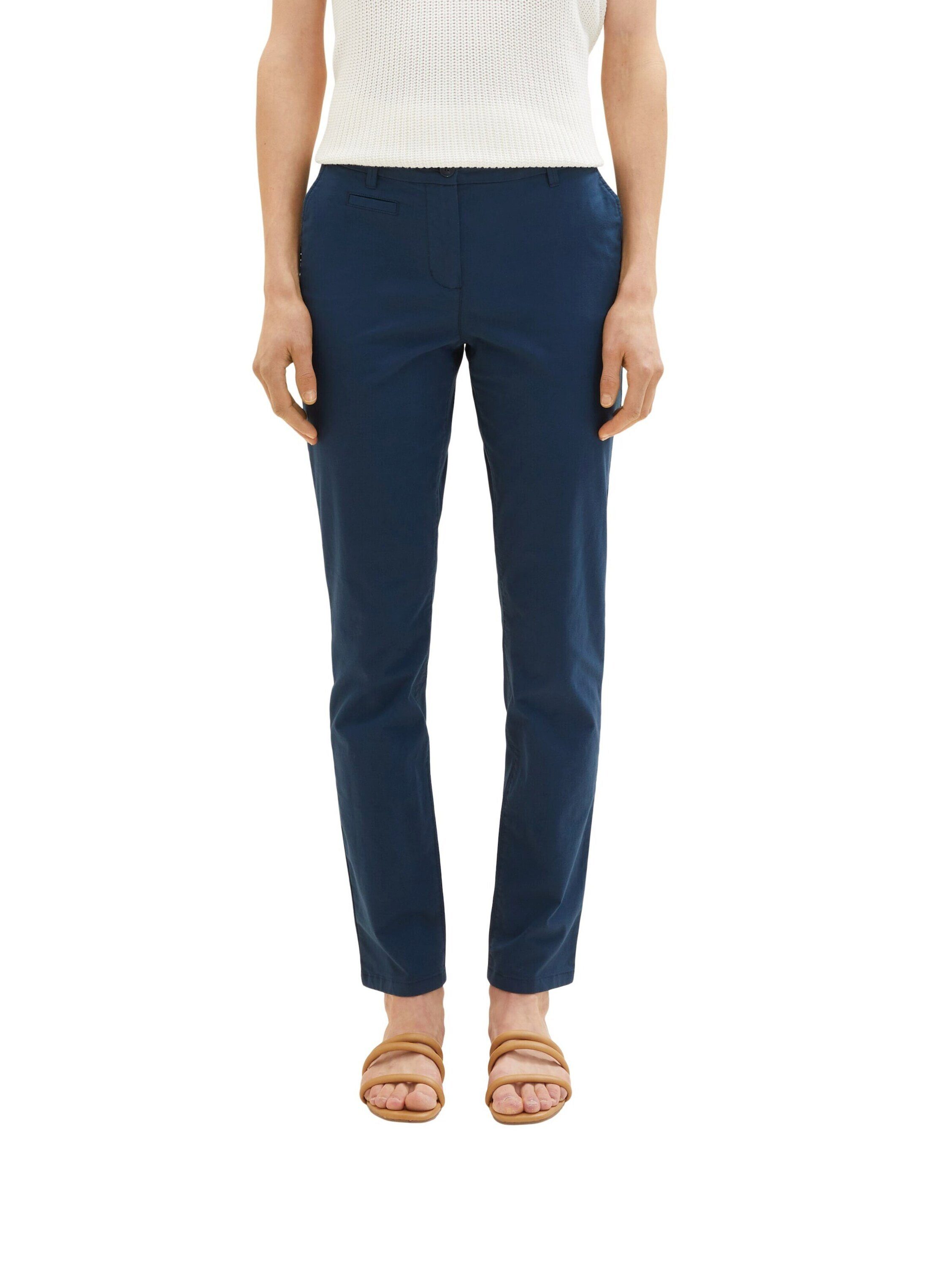 TOM TAILOR Chinohose (1-tlg) Plain/ohne Details günstig online kaufen