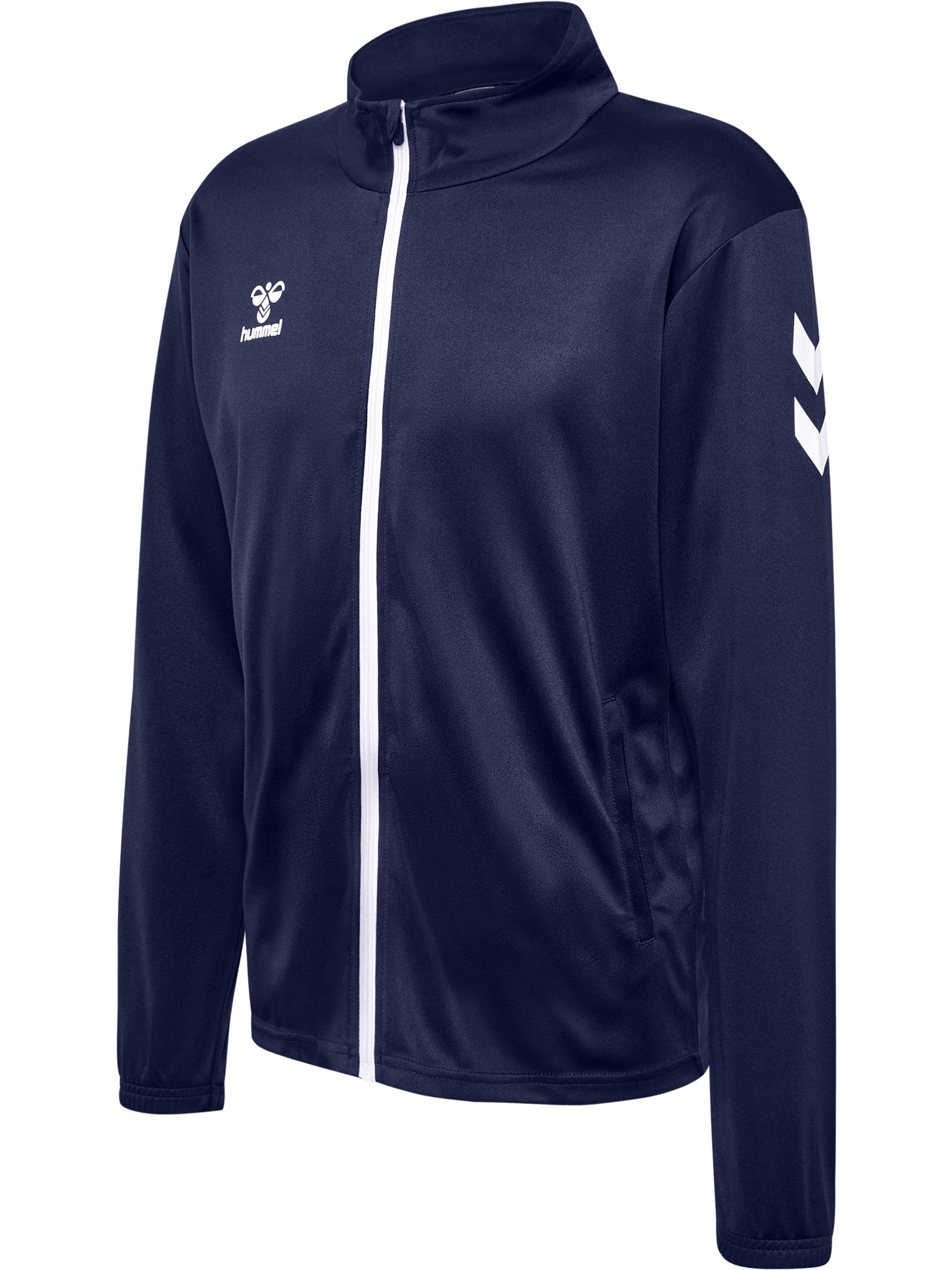 hummel Trainingsanzug HMLLOGO SUIT (2-tlg), zweiteiliges Set, ohne Kapuze, aus Polyester – Bild 4 von 5
