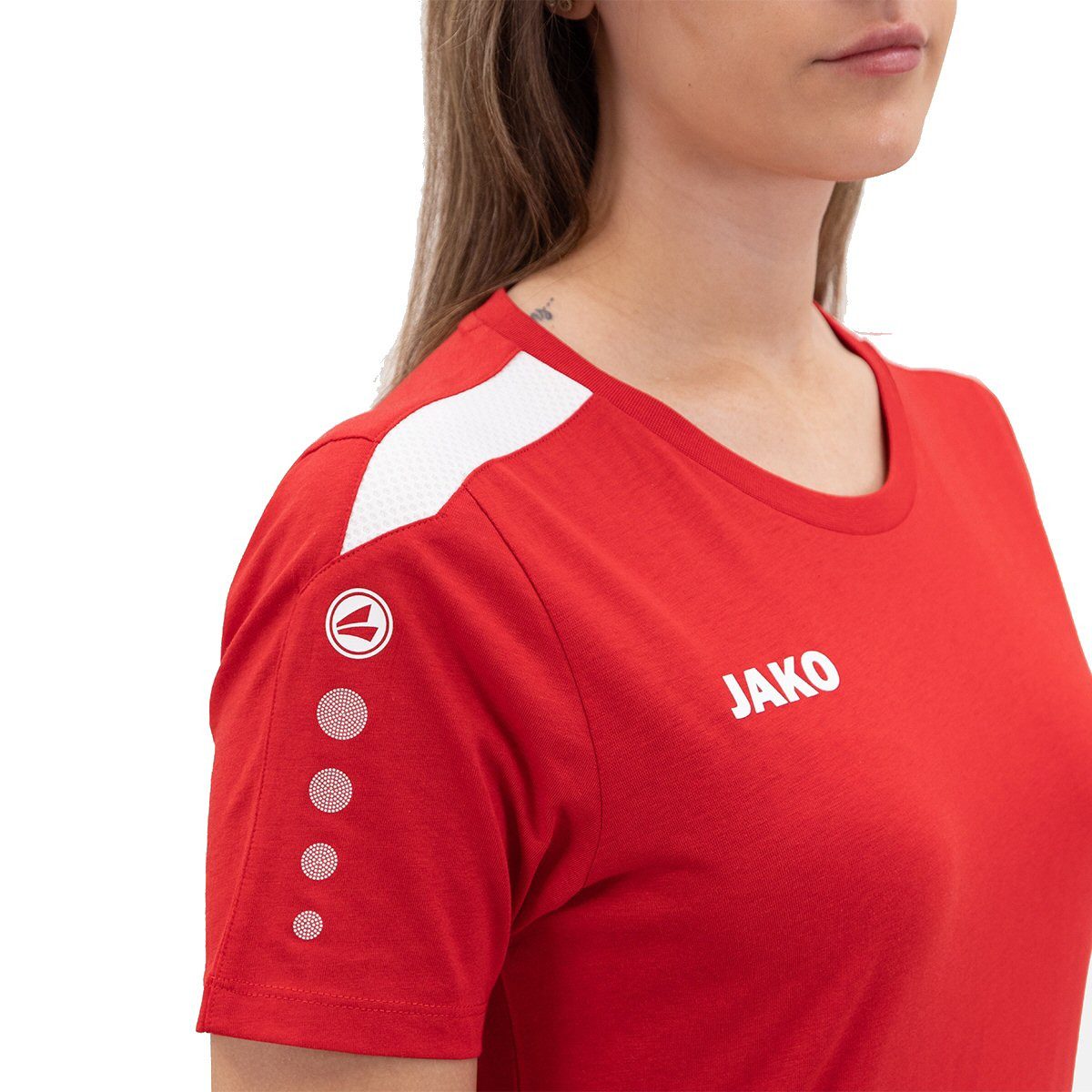 Jako Trainingsshirt Power (strapazierfähig, angenehmes Tragegefühl) rot Damen