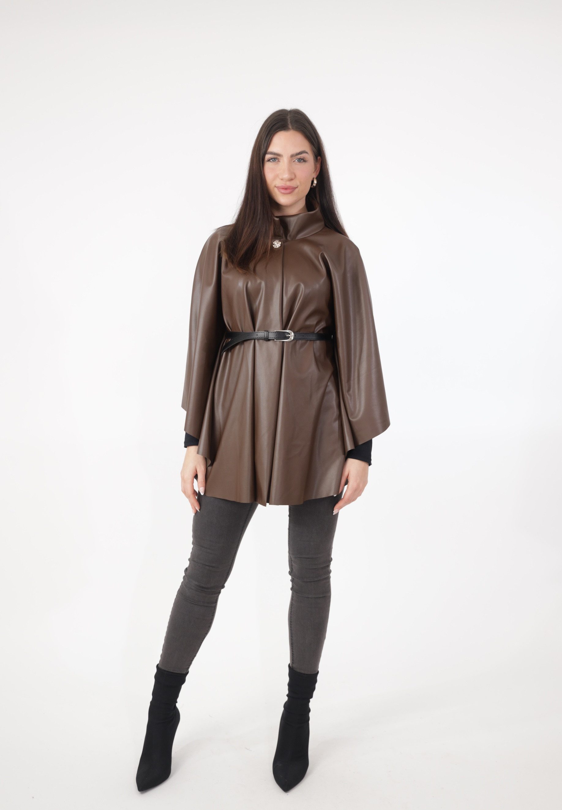 Elara Poncho Jacke