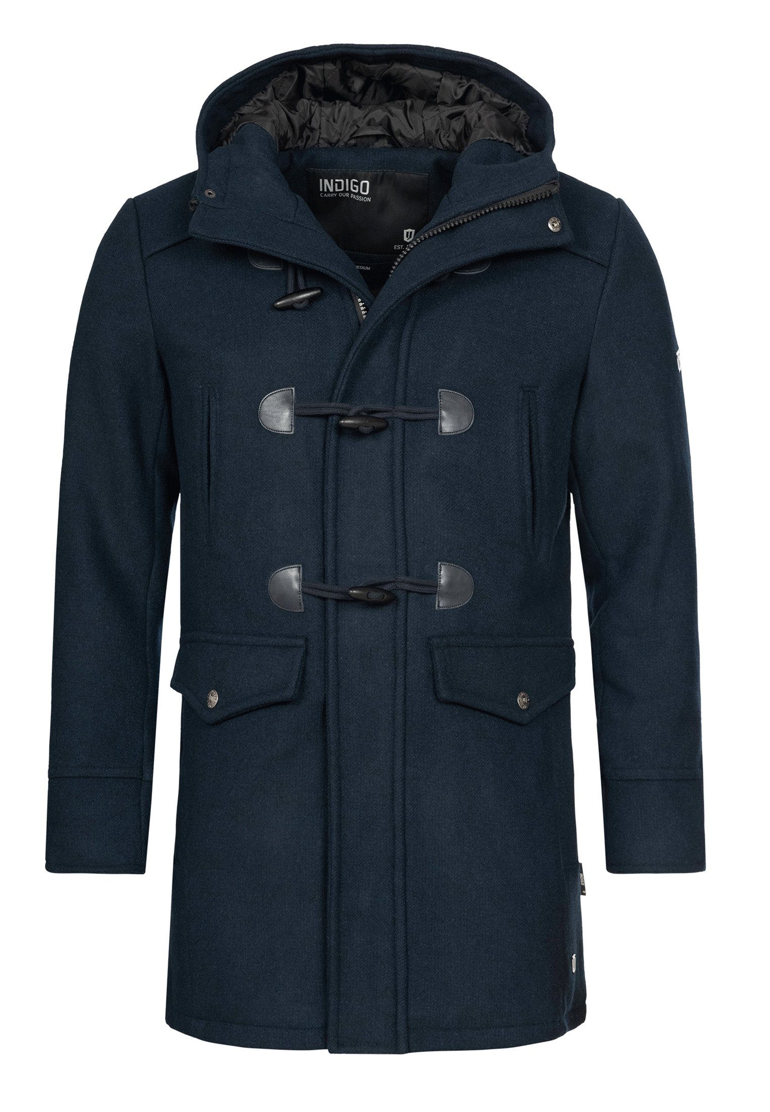 Indicode Dufflecoat Herren Liam Mantel Winter Herrenmantel günstig online kaufen