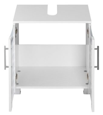 HELD MÖBEL Waschbeckenunterschrank Jaca Breite 60 cm, mit MDF Hochglanz-Fronten