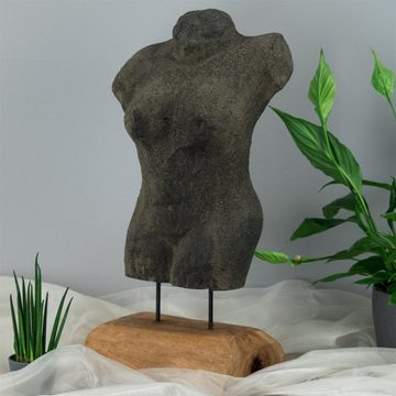 CREEDWOOD Skulptur SKULPTUR "FEMME", Beton, 54 cm, Weiblicher Torso, Deko Objekt Körper