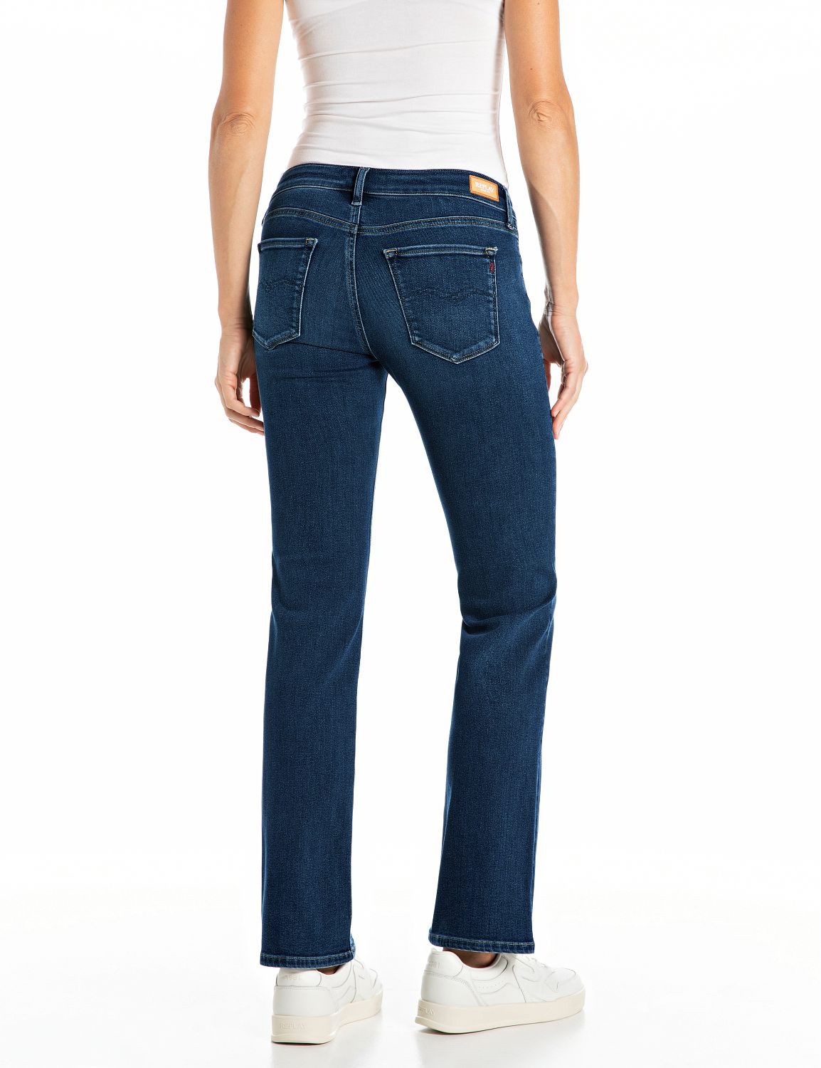 Replay Bootcut-Jeans NEW LUZ mit gesticktem R an der Gesäßtasche – Bild 2 von 5
