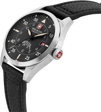 Swiss Military Hanowa Quarzuhr LEAD RANGER, SMWGN0001201, Armbanduhr, Herrenuhr, Schweizer Uhr, Swiss Made, Datum, Saphirglas