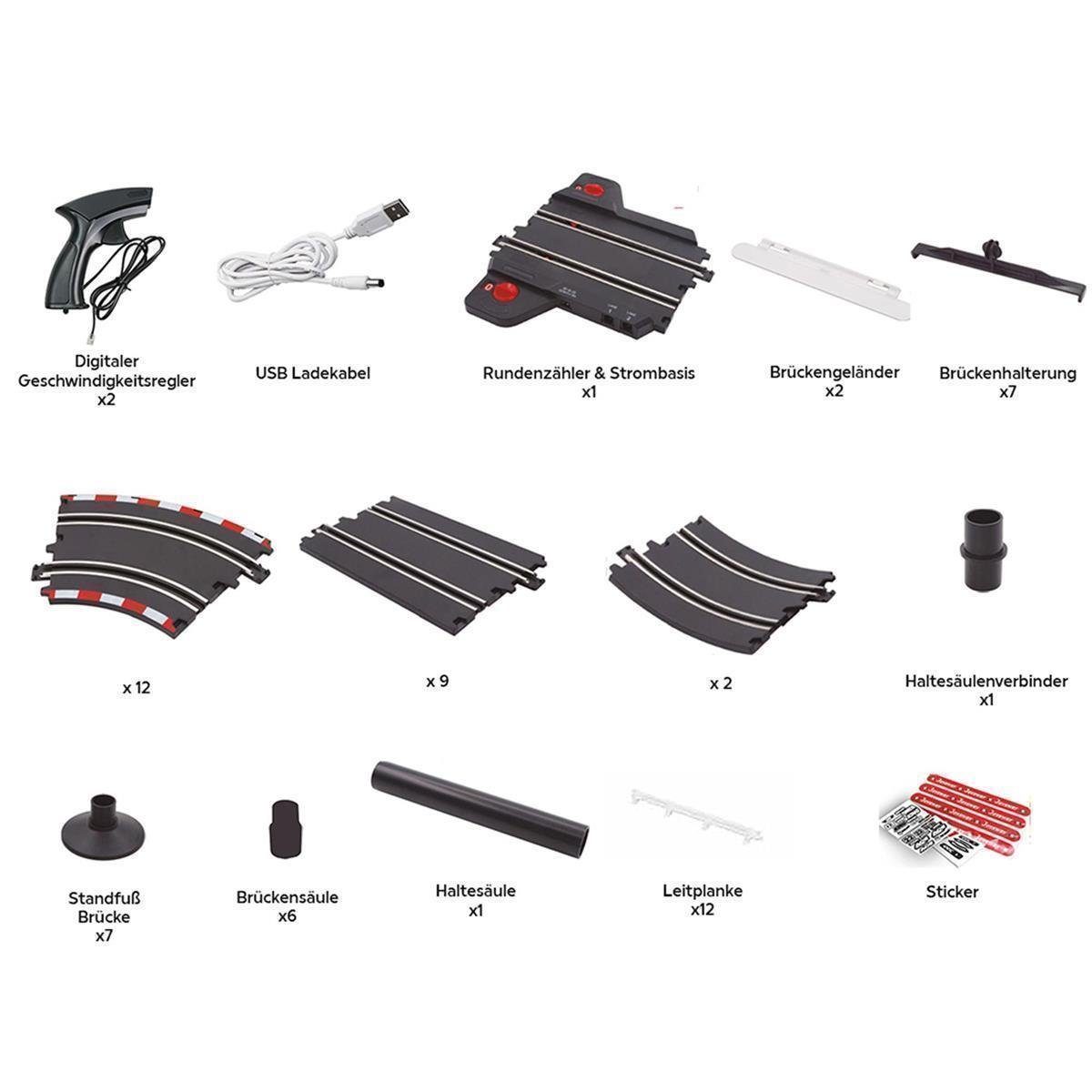 efaso Autorennbahn EFASO Rennbahn Set von Joysway Super 251