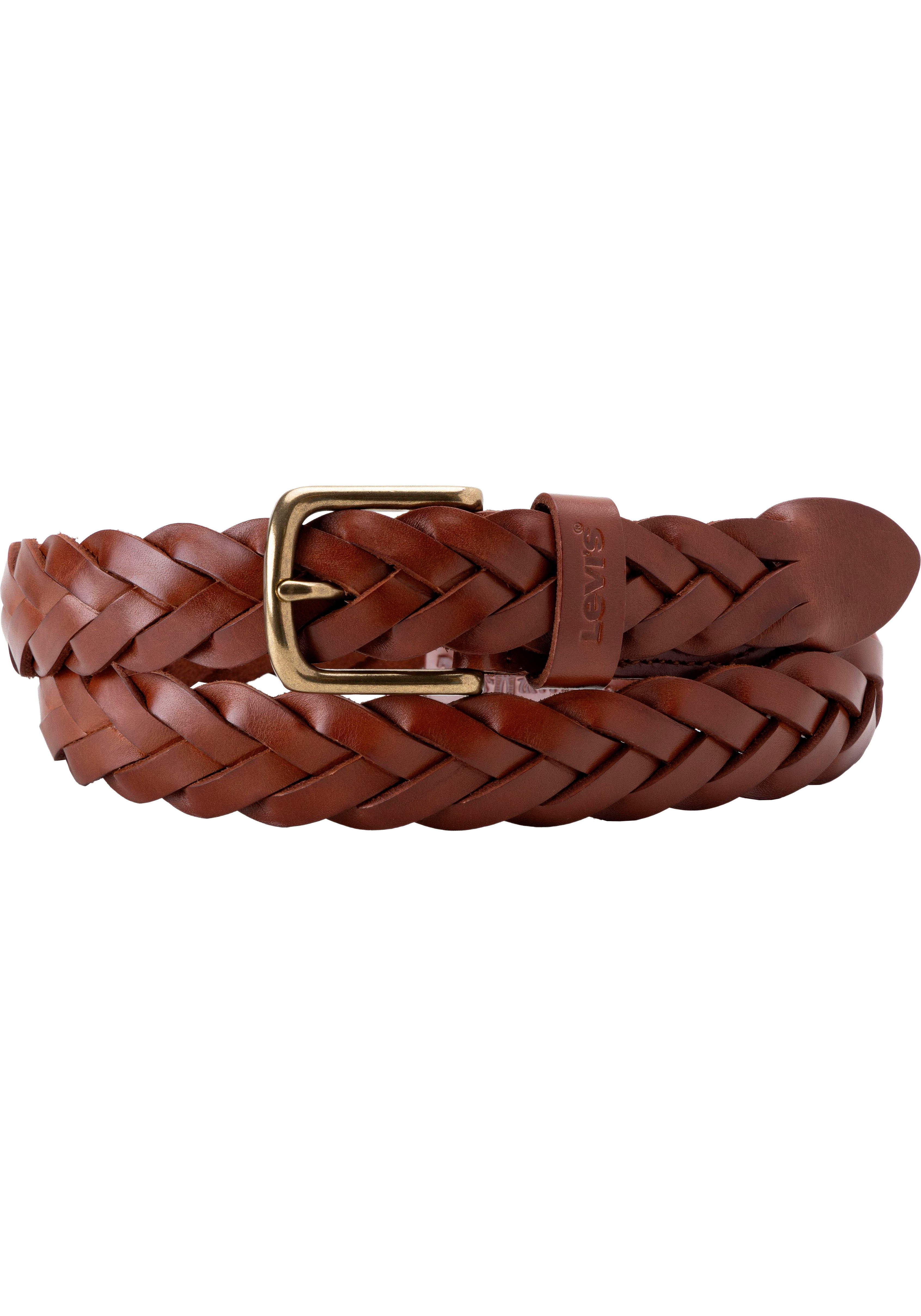 Levi's® Ledergürtel LEATHER BRAID Unisex