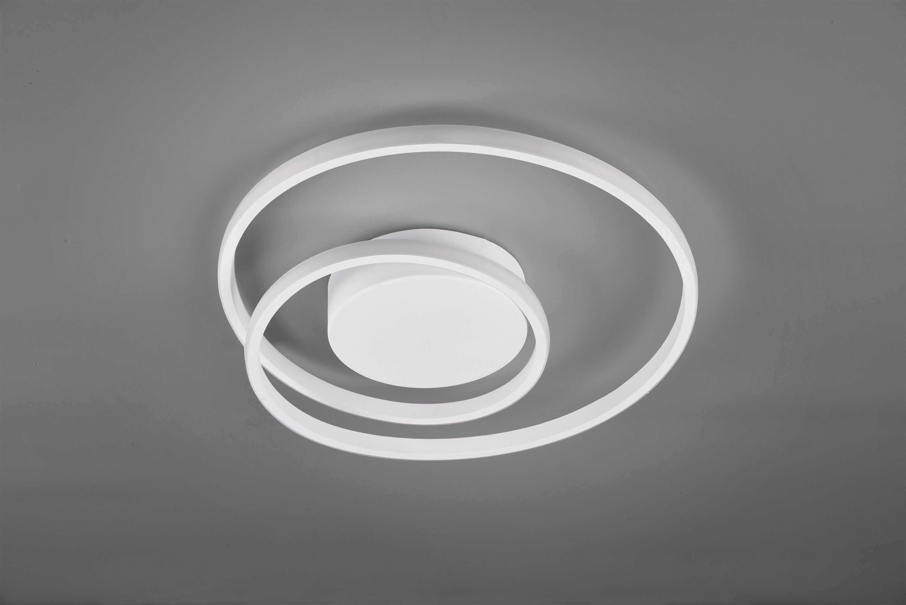 TRIO Leuchten LED Deckenleuchte fest integriert, über (100%/50%/25), Switch Zibal, Dimmer, Dimmfunktion, Warmweiß, Wandschalter LED dimmbar Wohnzimmer