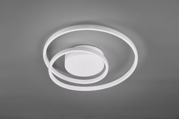 TRIO Leuchten LED Deckenleuchte Zibal, Dimmfunktion, LED fest integriert, Warmweiß, Switch Dimmer, dimmbar über Wandschalter (100%/50%/25), Wohnzimmer