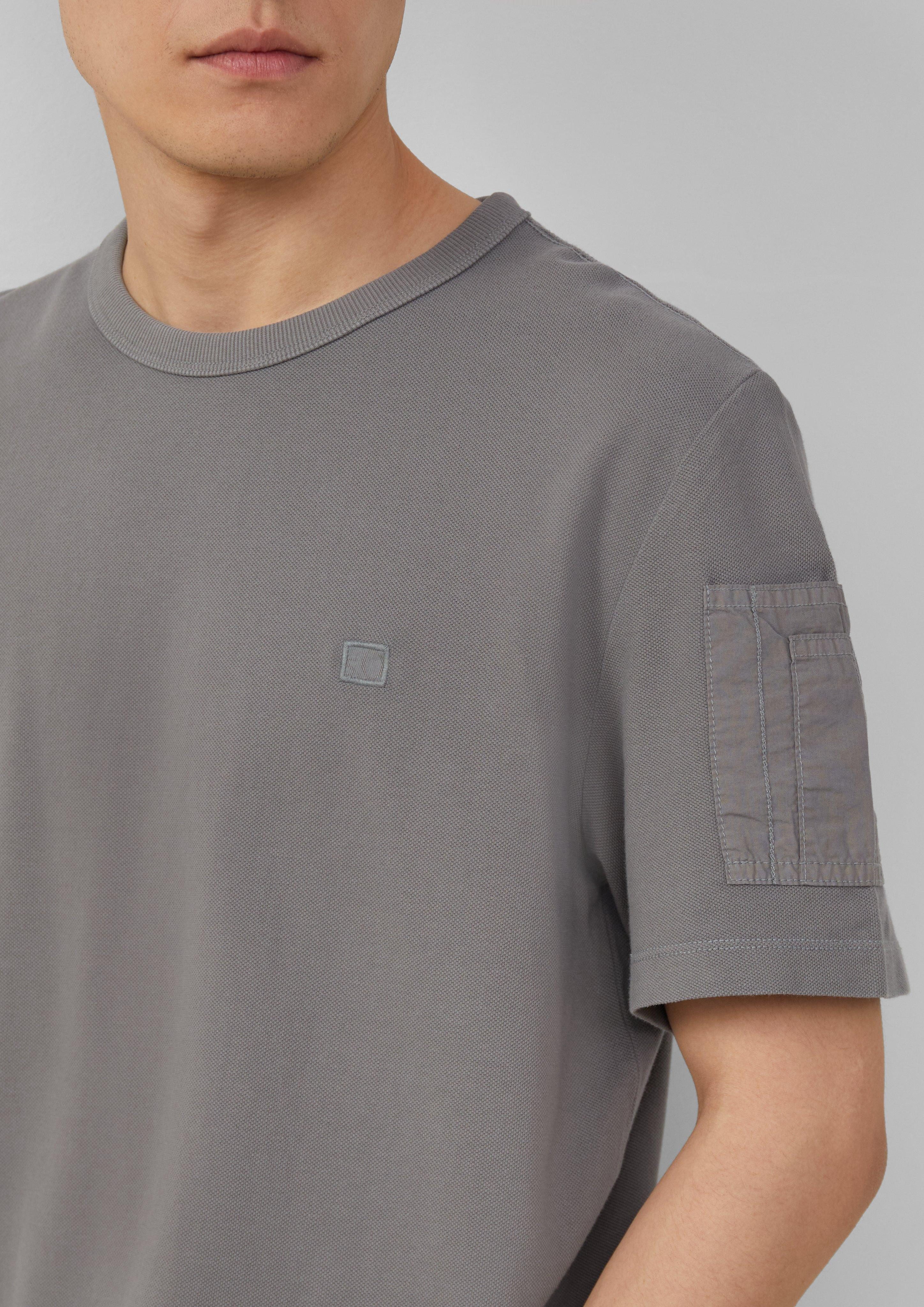 s.Oliver Kurzarmshirt T-Shirt aus Piqué mit günstig online kaufen