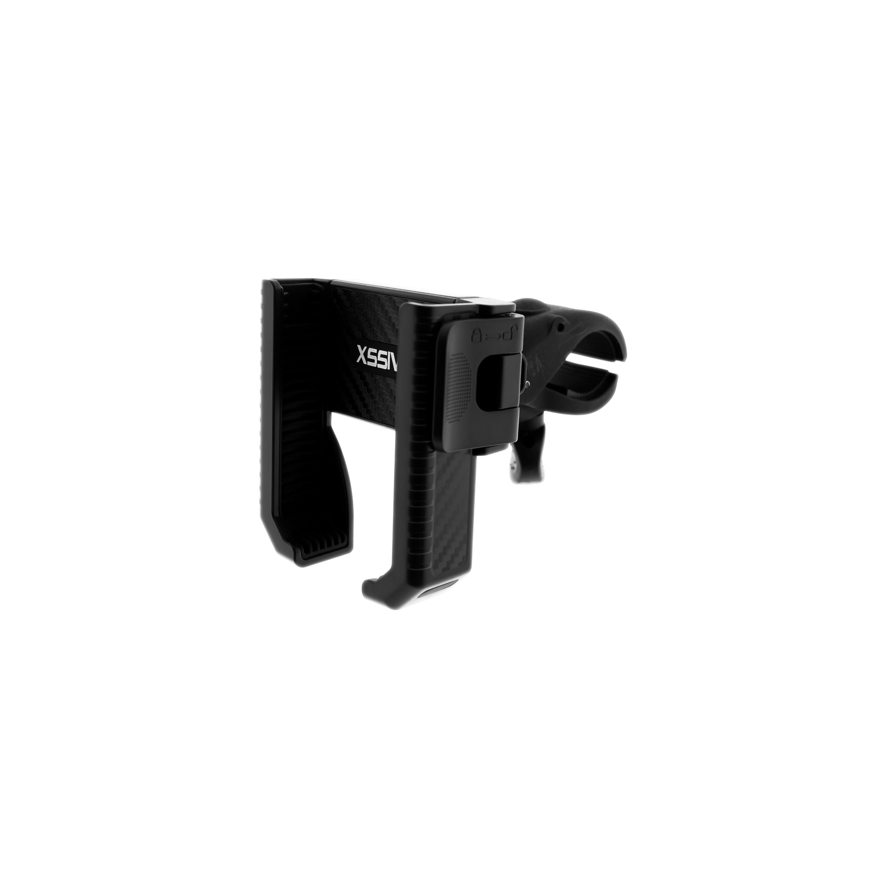 Handy-Halterung Sicherheits-Schloss Fahrrad-Telefonhalter – 360° Rotation Schwarz
