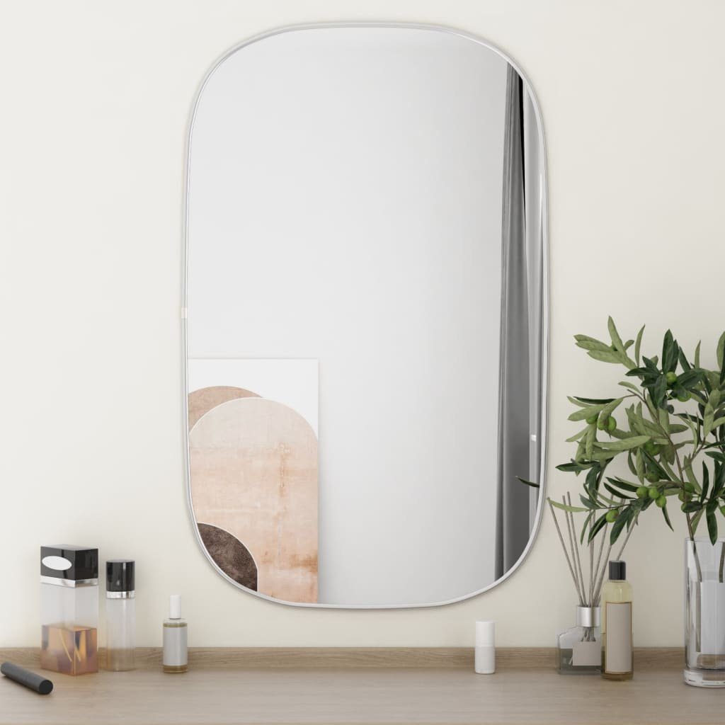 Silbern Wandspiegel 80x50 cm furnicato