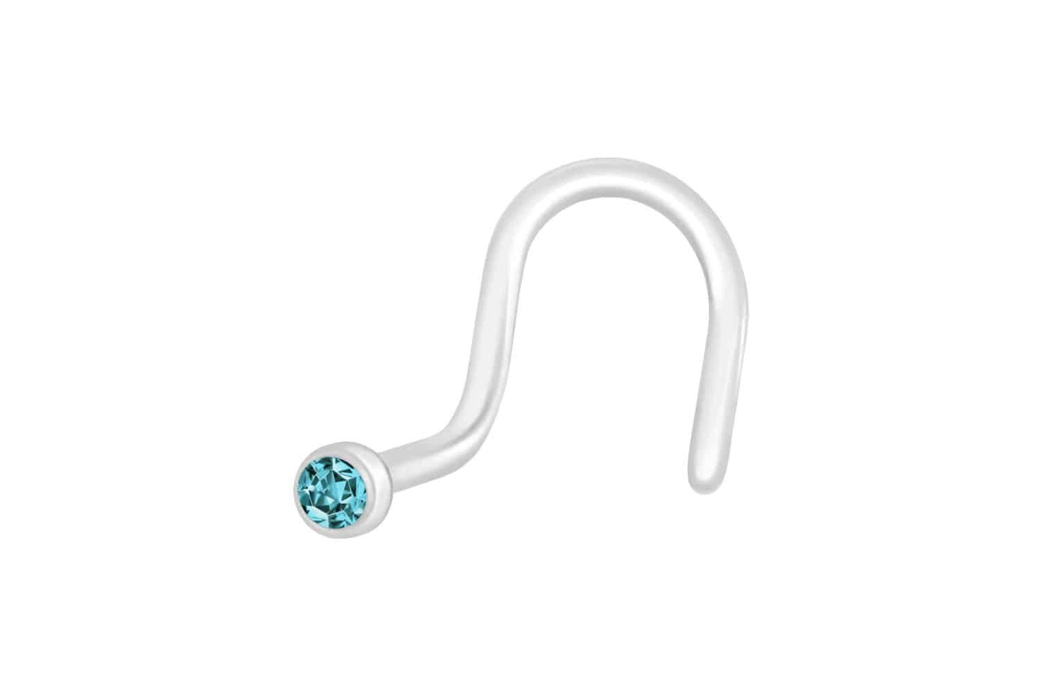 PIERCINGLINE Nasenpiercing PMFK Nasenstecker Spirale KRISTALL günstig online kaufen
