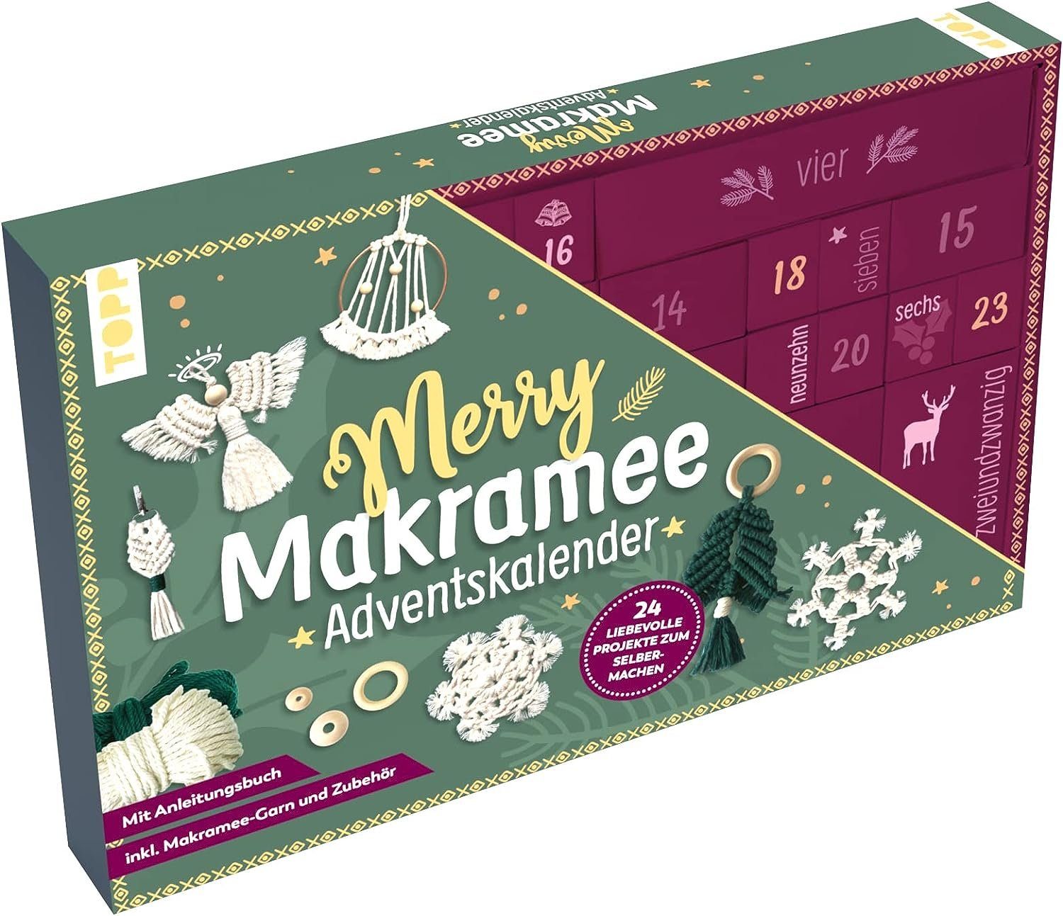 TOPP Kreativ Adventskalender Adventskalender Merry Makramee (24-tlg)