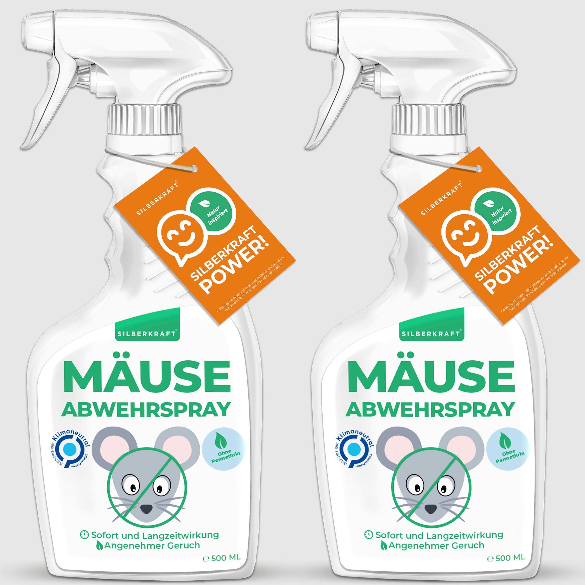 500 Mäuse-Abwehr-Spray, ml, 1-St. Silberkraft Insektenspray