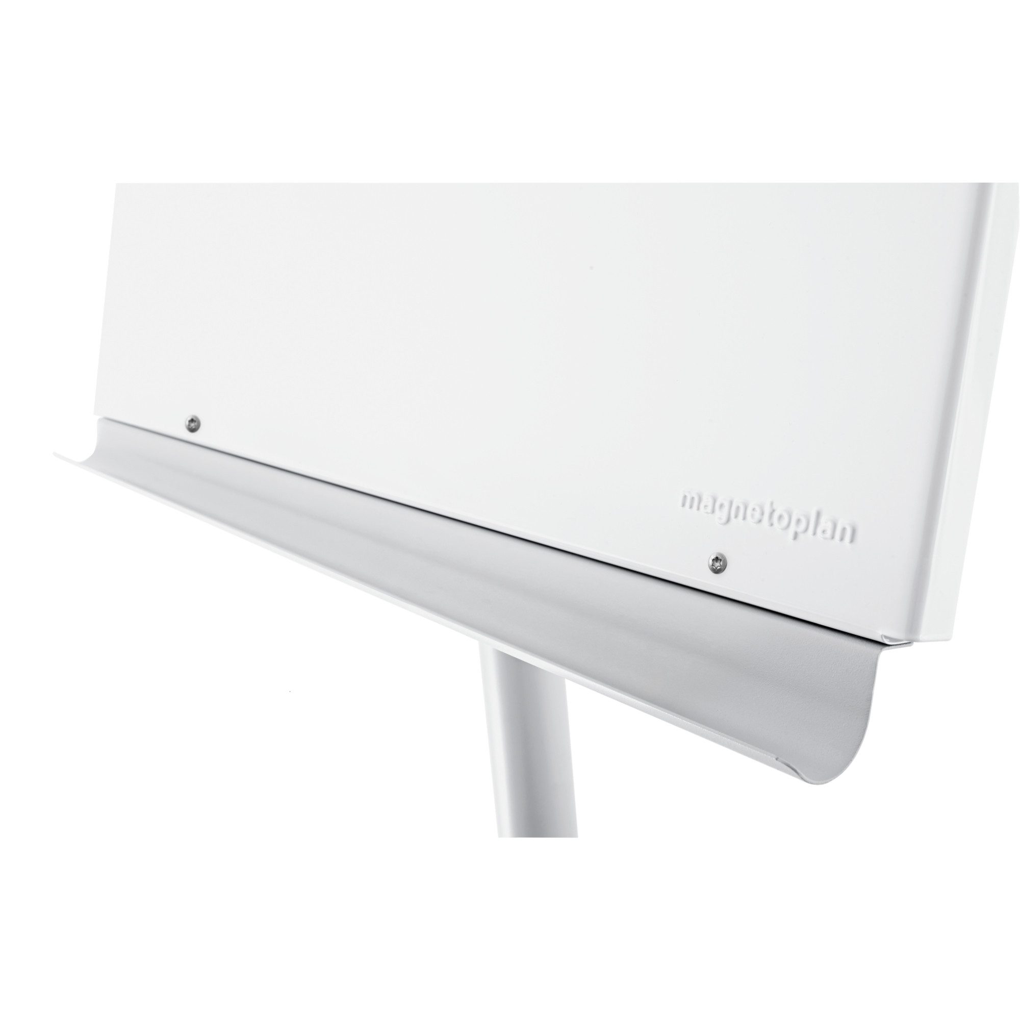 magnetoplan® Standtafel Flipchart de Luxe 12270F13 mobil lichtgrau/weiß