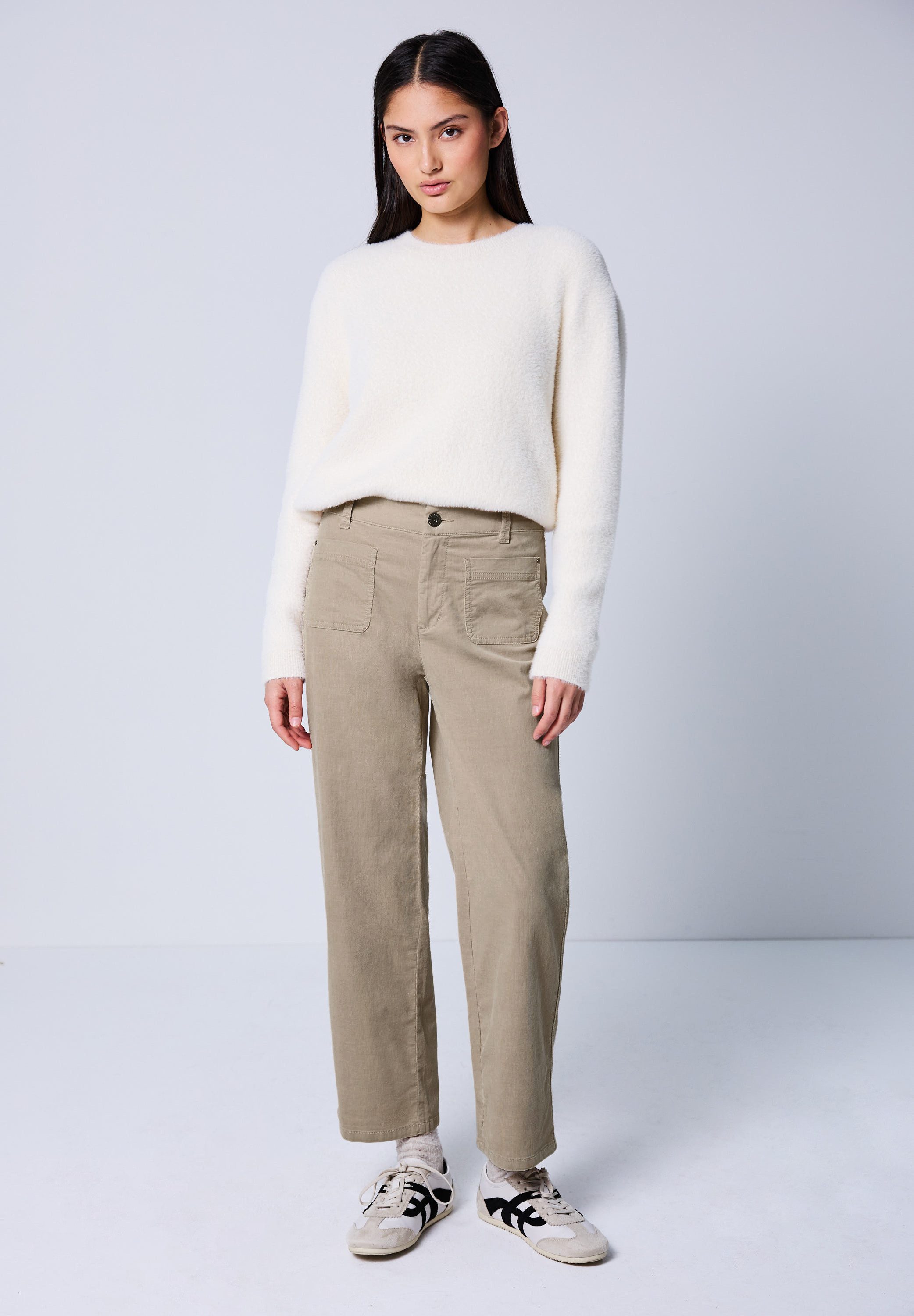 STREET ONE STUDIO Cordhose High Waist – Bild 4 von 5