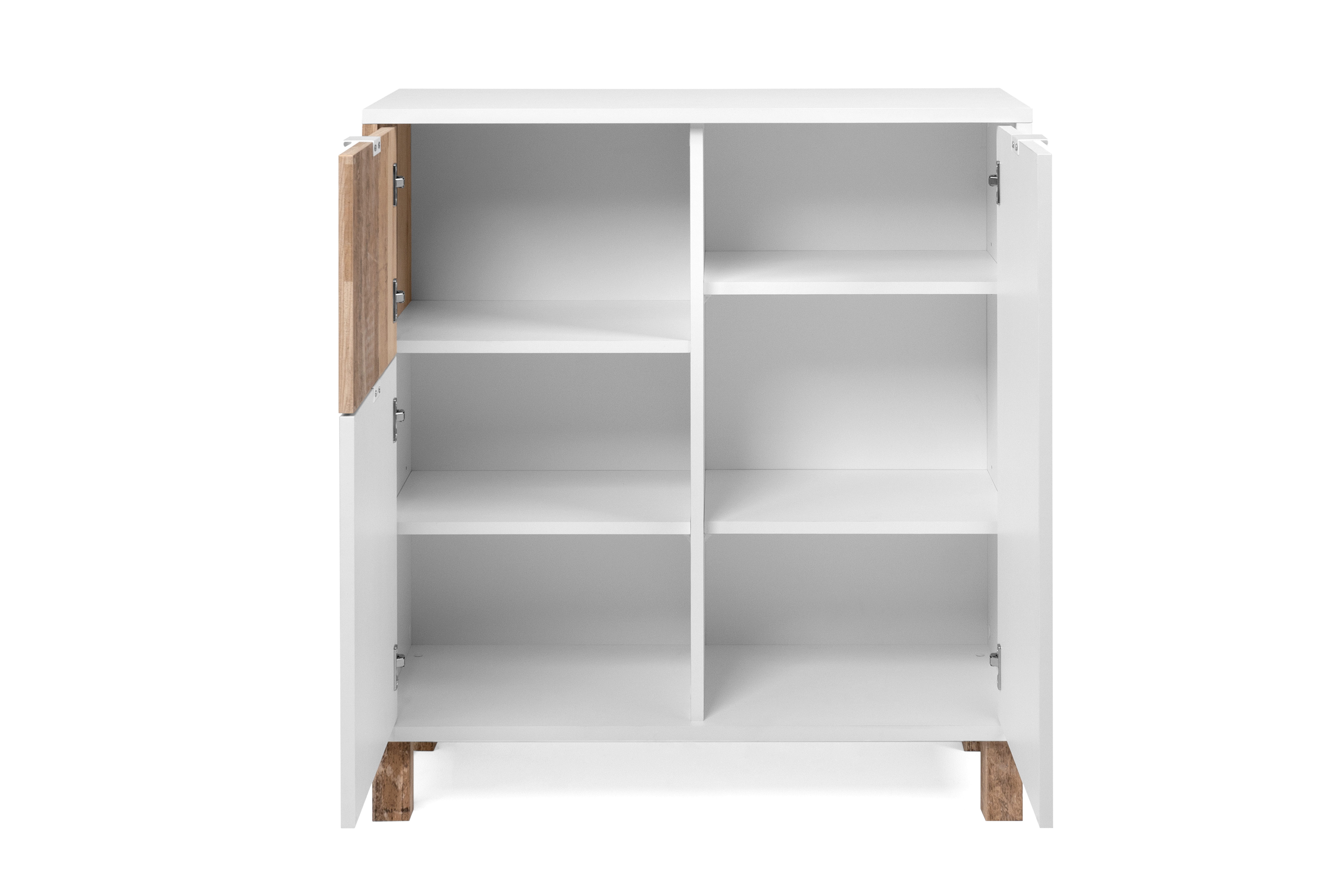 möbelvita Kommode Kommode Naxon 01A weiß / Dekor Old Style hell