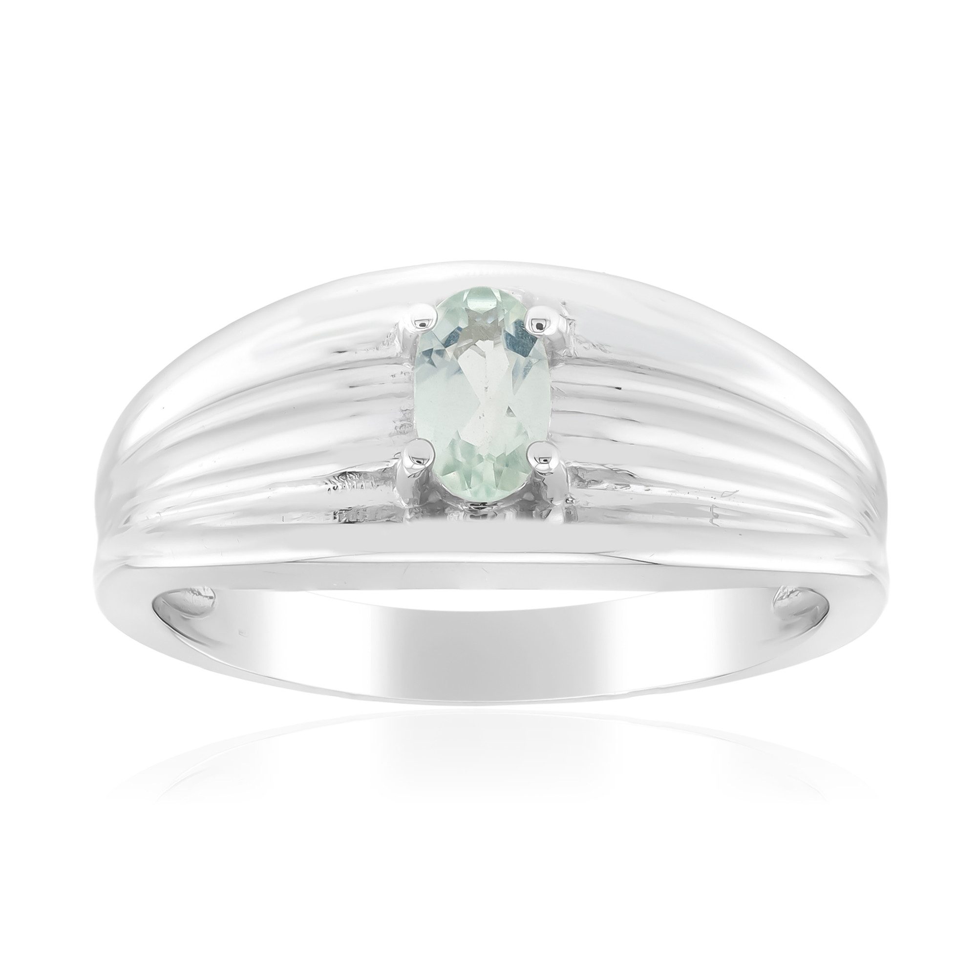 Cavill Solitärring Amblygonit Brasilianischer Silber Ring (1-tlg)
