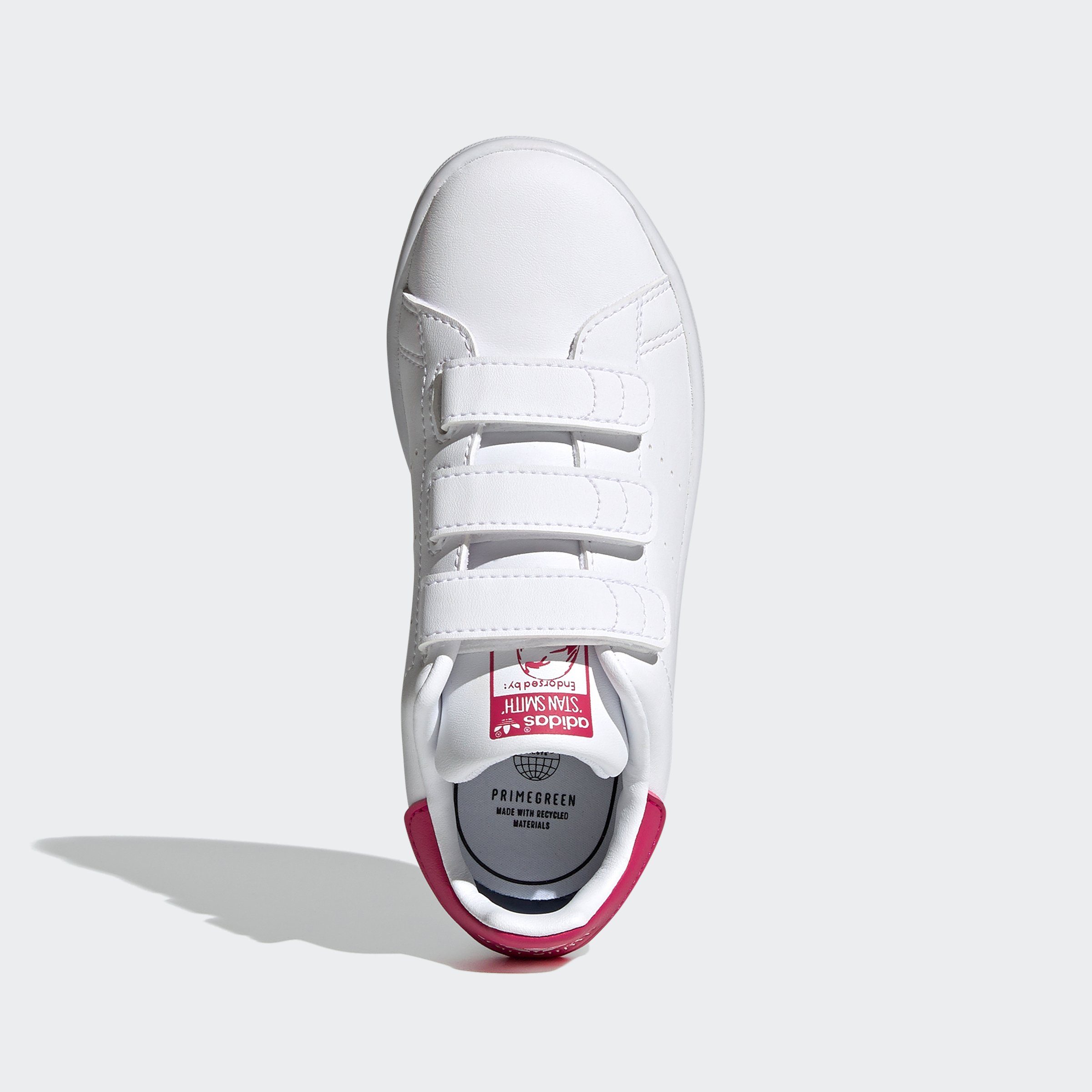 Pink White Klettverschluss White Cloud adidas Sneaker / SMITH STAN mit Originals / Bold Cloud