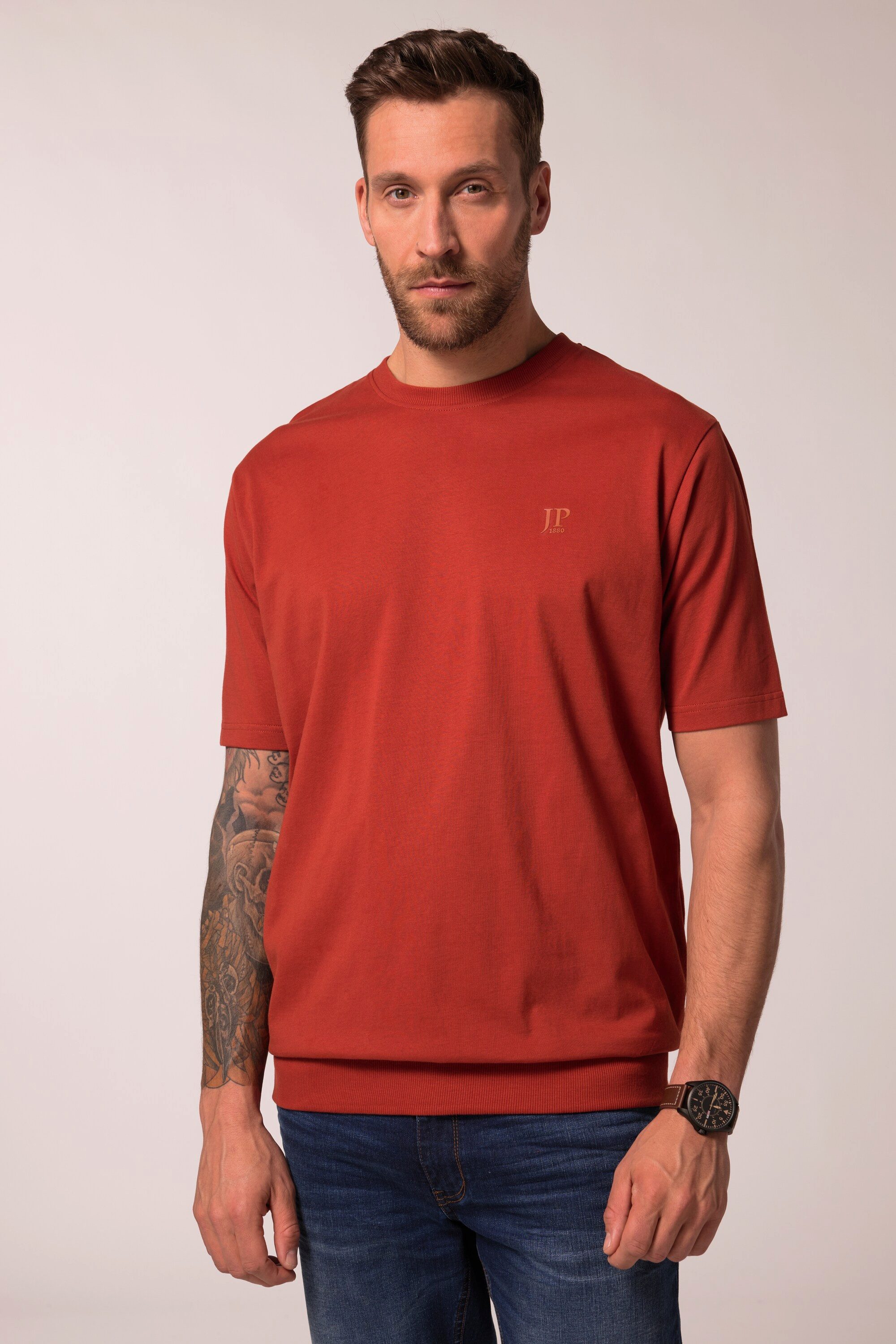 JP1880 T-Shirt T-Shirt Bauchfit Basic Halbarm günstig online kaufen