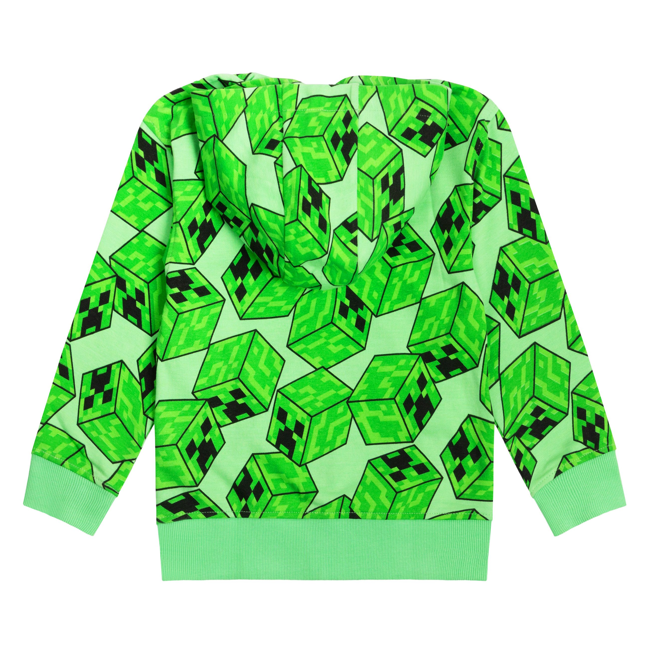 Minecraft Sweatjacke Minecraft Jacke Sweatjacke mit Kapuze Creeper (Minecraft)