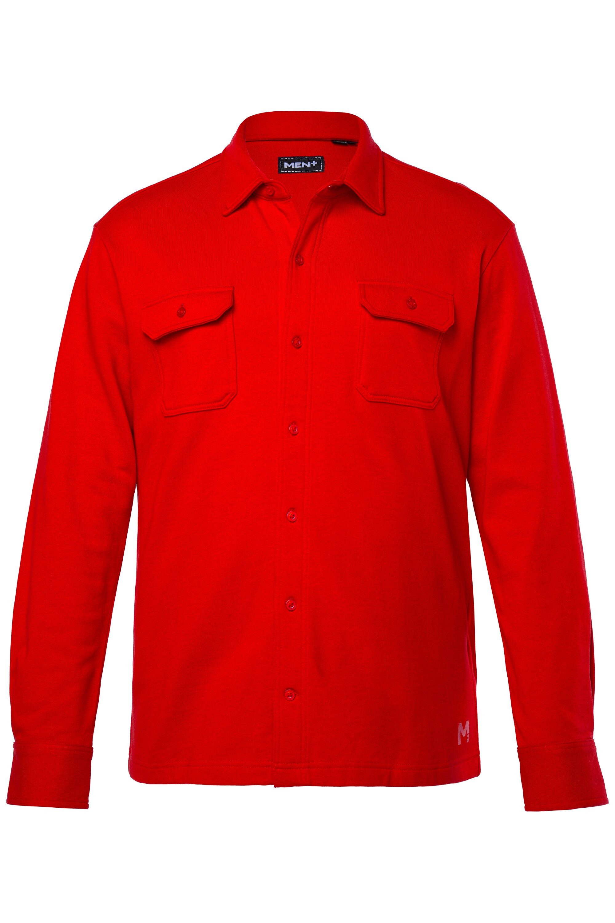 Men Plus Businesshemd Sweathemd Langarm Kentkragen Modern Fit
