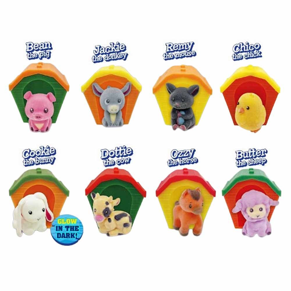 Dinotoys Sammelfigur Mini Figuren Tier Babys in Hütte in Kapsel - ca. 50 mm (1 St)