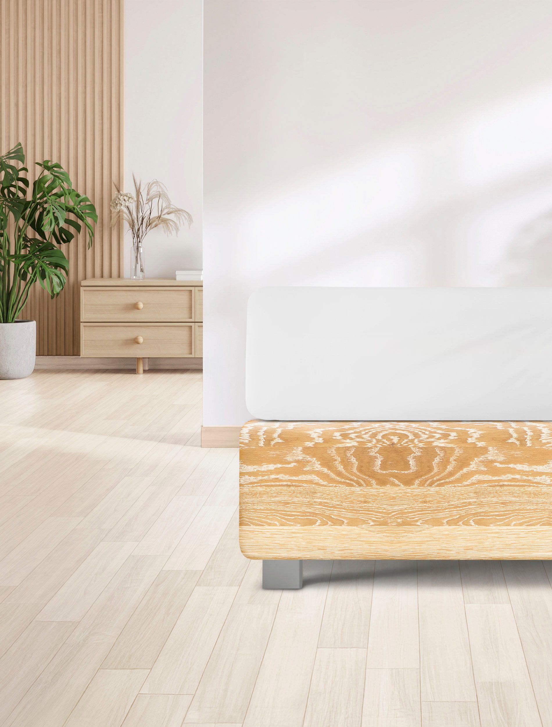 Irisette Spannbettlaken Jupiter 8, Mako-Jersey, Gummizug: rundum, (1 Stück), aus Baumwolle, für Matratzen bis 25 cm Höhe, Bettlaken, Spannbetttuch