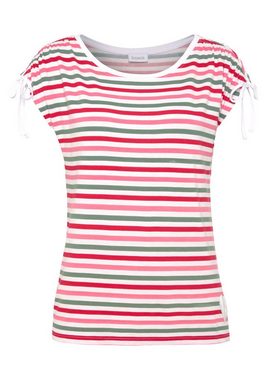 Boysen's Rundhalsshirt im sommerlichen Streifen-Design mit Herz-Applikation - NEUE KOLLEKTION
