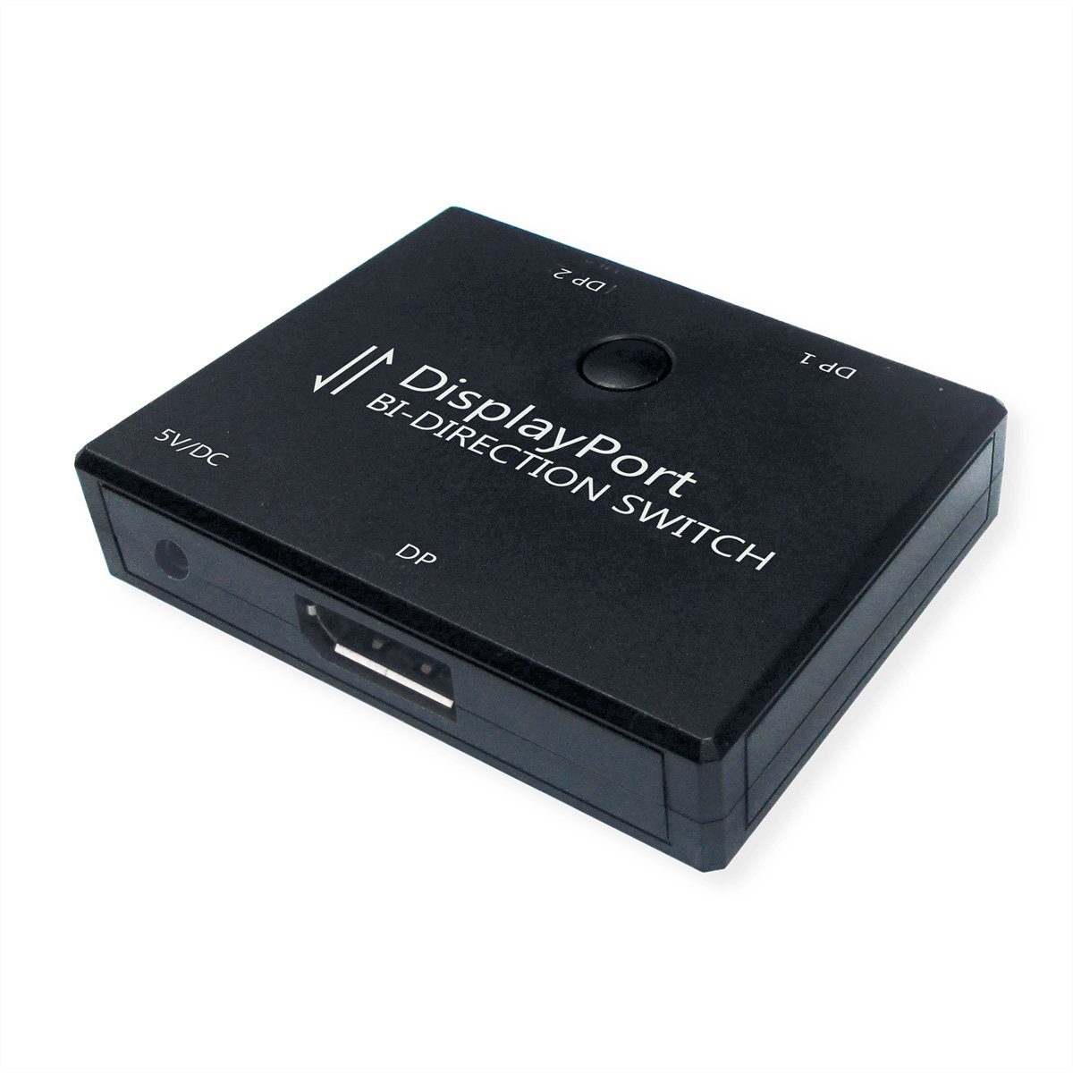4K DisplayPort Switch, 2fach, bidirektional Audio- & Video-Adapter