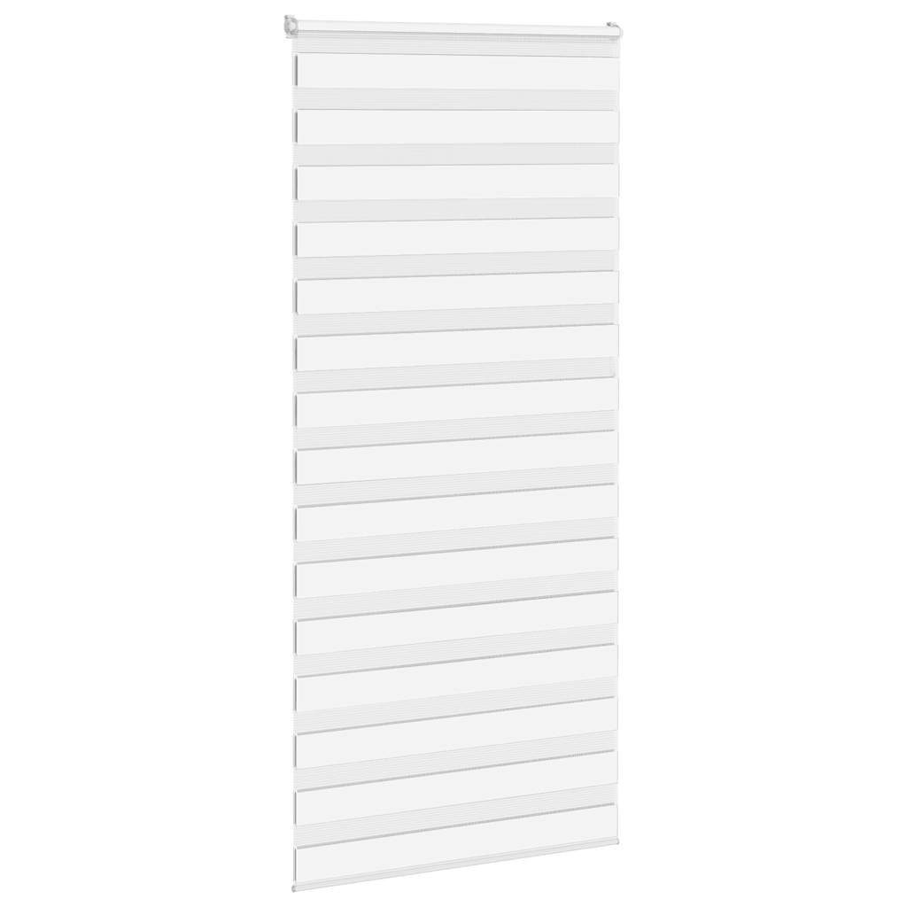 Rollo Doppelrollo Weiß 95x230 cm Stoffbreite 90,9 cm Polyester, vidaXL
