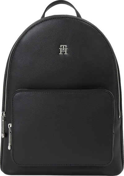 Tommy Hilfiger Cityrucksack TH ESSENTIAL SC BACKPACK, mit silbernen Details