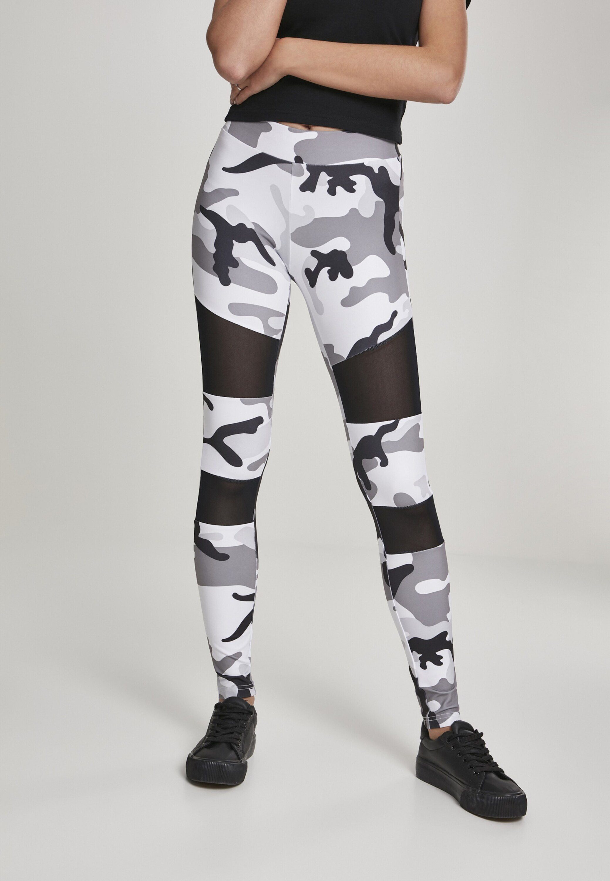 Weiteres URBAN snowcamo (1-tlg) Tech CLASSICS TB1939 Camo Detail Leggings Mesh