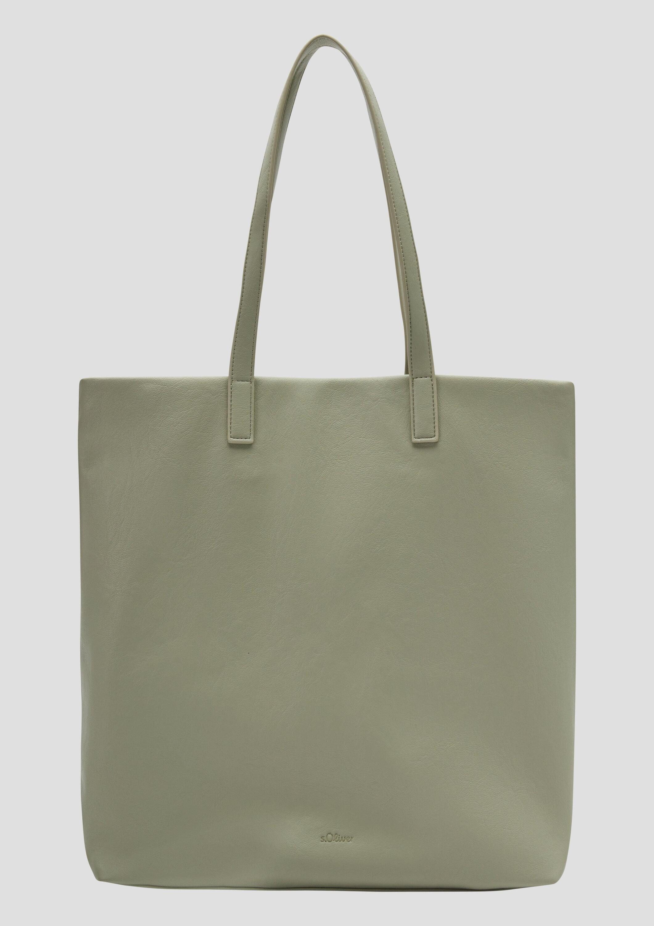 s.Oliver Shopper Tasche, Tote-Bag aus Kunstleder mit Magnetverschluss