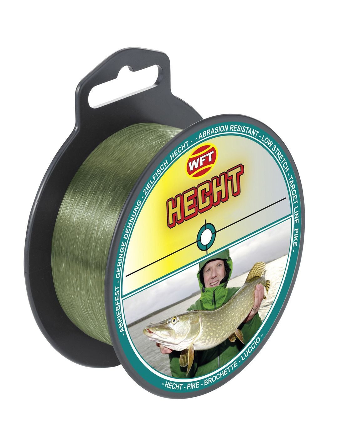 WFT Angelschnur WFT Zielfisch Hecht 300m 0,35mm 10,3kg grün - Hechtschnur, (300-St)