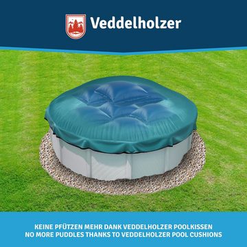 Veddelholzer Garten aufblasbare Whirlpoolabdeckung XXL 120 x 120 cm Luftkissen Poolkissen Poolabdeckung Pool Zubehör