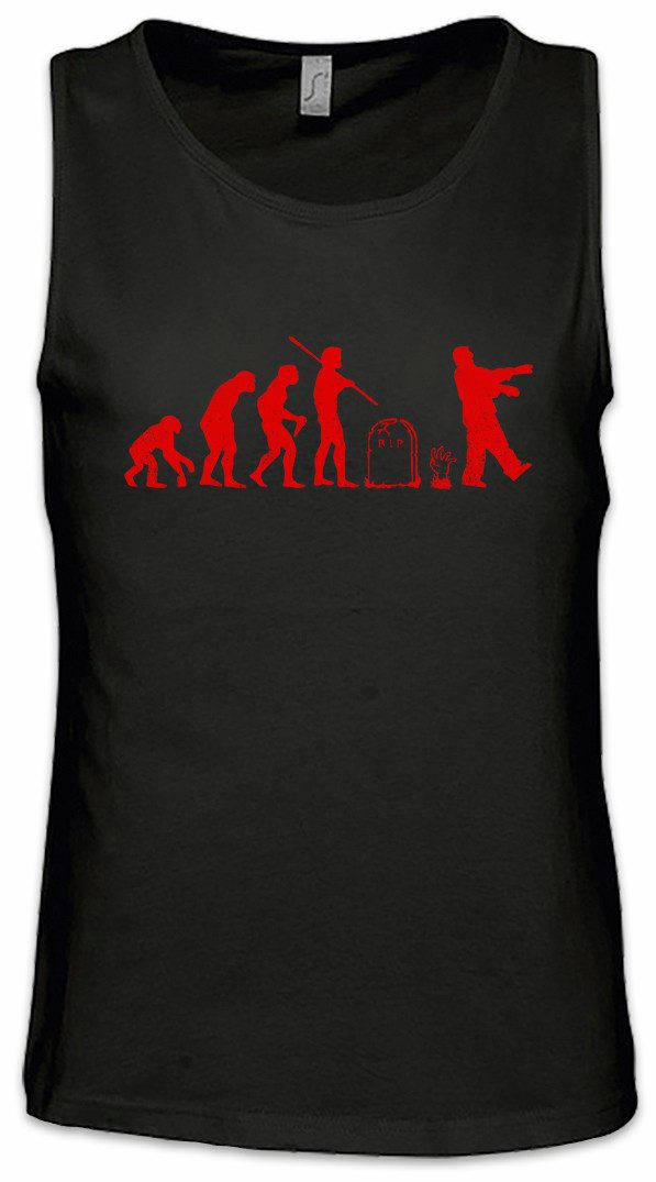 Tanktop Zombie Evolution Ärmelloses T-Shirt Walkers Zombies Horror The Walking