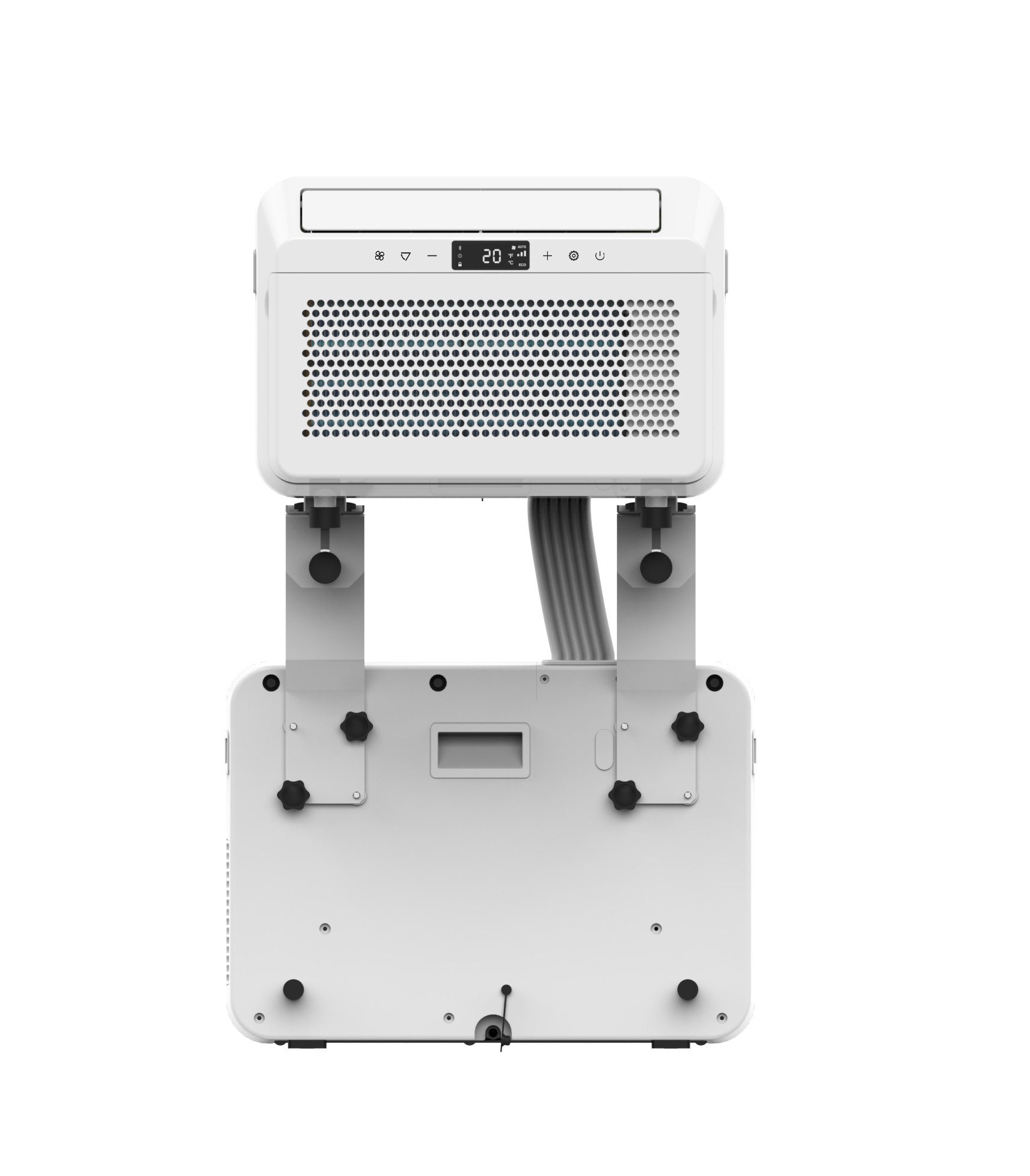 FM-SOLAR Klimagerät NR-05C-W, Caravan Klimagerät Mobile Split Klimaanlage 5000BTU kühlen Halterung