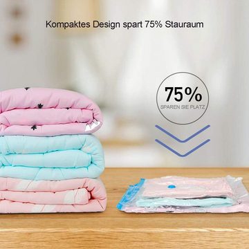Rnemitery Kleiderschutzhülle Vakuumbeutel 6 Stück für Kleidung Bettdecken Bettwäsche Kissen (7 St)