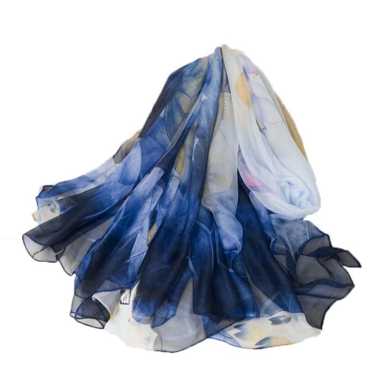 Modeschal Georgette Chiffon Schal Damen Lange Schals