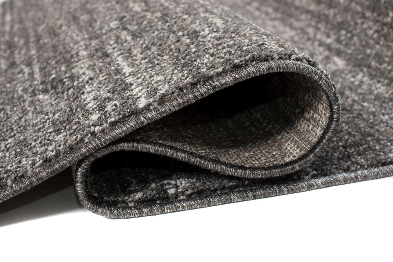 Mazovia Läufer Modern Einfarbig Schwarz Anthrazit Flur, Schlafzimmer, Diele, Fußbodenheizung – Bild 4 von 5